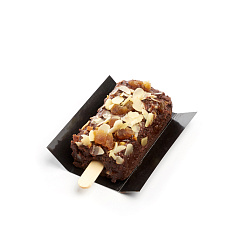 Брауни Темный шоколад (миндальное пралине, апельсин) «Brownie Mama»