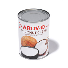 Кокосовые сливки (крем) «Aroy-D», 22% ~ 560 мл.
