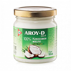 Кокосовое масло «Aroy-D» ~ 180 мл.