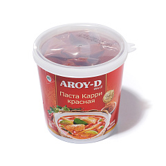 Паста карри красная «Aroy-D» ~ 400 гр.